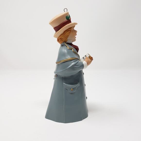 1992 Hallmark Lord Chadwick Hand-Painted Fine Porcelain Holiday Christmas Bell - Picture 6 of 8